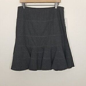 NWT Akris Punto Polka Dot Holes Skirts Size 10